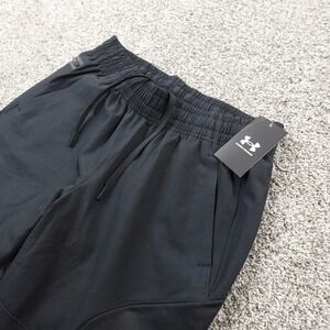 NEW Under Armour Pants Womens S Black Performance Drawstring Joggers Sweatpants